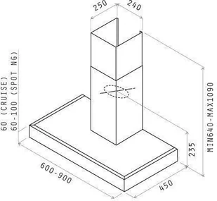 Elica SPOT PLUS IX/A/60 - Okapy kuchenne - miniaturka - grafika 3