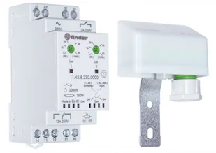 Finder Wyłącznik zmierzchowy 1NO+1CO 12A 230V AC 11-42-8-230-0000 - Sterowniki i przekaźniki - miniaturka - grafika 3