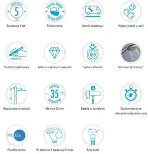 Deante Arnika Zestaw prysznicowy natynkowy z deszczownicą chrom NAC01QK - Zestawy prysznicowe - miniaturka - grafika 6