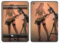 Etui do tabletów - Apple Diabloskinz b0086 0064 0027 winylowa skórka do iPad mini samoprzylepną Pin-Up sam 5055667844158 - miniaturka - grafika 1