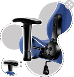huzaro Ranger 6.0 Blue - Fotele gamingowe - miniaturka - grafika 20