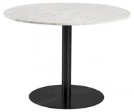 Stoły - Actona Stół Corby 105cm biały-czarny 20134 - miniaturka - grafika 1