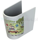 Postumenty i półpostumenty do umywalek - CeraStyle CeraStyle Happy półpostument biały inny 01680061 - miniaturka - grafika 1