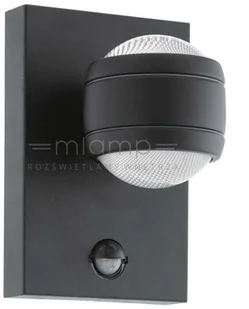 Eglo Kinkiet LAMPA elewacyjna SESIMBA 1 96022 zewnętrzna OPRAWA ścienna LED 7,4W z czujnikiem ruchu do ogrodu outdoor IP44 biała 96022 - Lampy ogrodowe - miniaturka - grafika 4