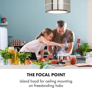 Klarstein Tron Ambience 38 Inox (CGCH2-TronAm-SS) - Okapy kuchenne - miniaturka - grafika 2