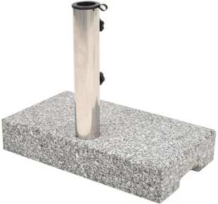 vidaXL Prostokątna podstawa pod parasol, granitowa, 25 kg 43725 - Parasole ogrodowe - miniaturka - grafika 4