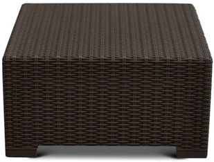 Allibert Stolik ogrodowy California, brązowy, 68x68x35 cm - Stoły ogrodowe - miniaturka - grafika 2