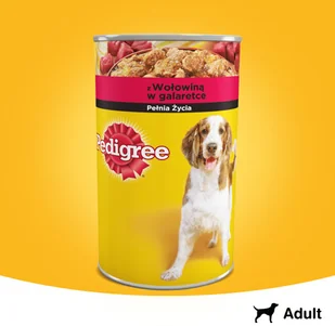 Pedigree Adult mokra karma dla psów z wołowiną w galaretce 6x1200g 44863-uniw - Mokra karma dla psów - miniaturka - grafika 5