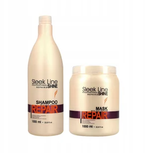 Sleek Stapiz Line Repair Szampon + Maska Zestaw - Zestawy kosmetyków damskich - miniaturka - grafika 2