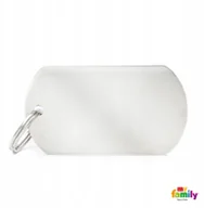 Odblaski i adresówki - Myfamily Basic chromowana adresówka nieśmiertelnik - miniaturka - grafika 1