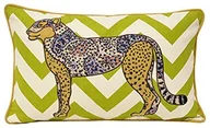 Poszewki na poduszki - Paoletti RIVA Home Kruger Cheetah ozdobna poszewka na poduszkę, Limette, 30x50cm KRUGCHE/3CC/LIM - miniaturka - grafika 1