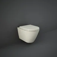 Miski WC - RAK Ceramics Feeling bez kołnierza beżowy mat RST23505A - miniaturka - grafika 1