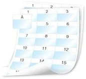 Taśmy do drukarek barwiące - Dymo XTL 1008 szt laminowanych etykiet na kable i przewody 54 mm x 42 mm 1908558 - miniaturka - grafika 1