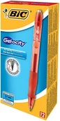 Pióra kulkowe - BIC ciśnieniowym Gel Roller Velocity Gel, 0.35 MM, czerwony 829159 - miniaturka - grafika 1