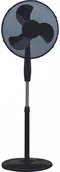Wentylatory - Kepland Wentylator podłogowy 42 W okrągły czarny KEPLAND - miniaturka - grafika 1