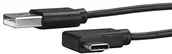 Kable USB - StarTech COM USB-A na USB-C kabel sieciowy po prawej stronie Angled ST/ST 1 m USB 2.0 USB typ-C USB USB2AC1MR - miniaturka - grafika 1