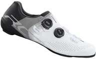 Buty rowerowe - SHIMANO SHIMANO Buty rowerowe szosowe SH-RC702 białe - miniaturka - grafika 1