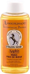 Saphir Etalon Noir Olej do skór Czarny Rumak 200 ml - Środki do dywanów i tapicerki - miniaturka - grafika 3