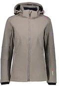 Kurtki i kamizelki sportowe damskie - CMP CMP Kurtka damska typu softshell z kapturem beżowy beige(Beige (Tortora)) 18 3A22226CF - miniaturka - grafika 1