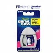 Nici dentystyczne - Erskine Oral Care Piksters Dental Floss - Supermocna nić dentystyczna, woskowana, 30 m, blister Nic000005 - miniaturka - grafika 1