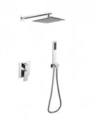 Zestawy prysznicowe - Besco Zestaw prysznicowy Besco Modern Varium II chrom BP-MVII-CH - miniaturka - grafika 1