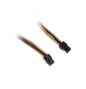 BitFenix 6-Pin PCIe przedłużacz 45cm - sleeved - czarno złoty (BFA-MSC-6PEG45AKK-CK) - Kable komputerowe i do monitorów - miniaturka - grafika 2