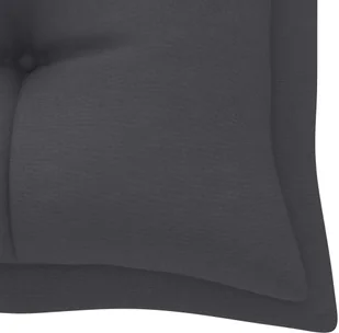 vidaXL Ławka ogrodowa z antracytową poduszką, 175 cm, drewno tekowe 3062799 - Ławki ogrodowe - miniaturka - grafika 9