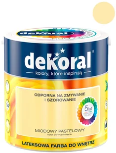 Dekoral Farba Akrylit W Miodowy Pastelowy 2,5 L - Farby olejne i specjalne - miniaturka - grafika 2