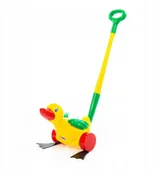 Jeździki dla dzieci - Wader Jeździk z rączka Polesie kaczątko - miniaturka - grafika 1