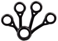 Pozostały sprzęt siłowy - AFH-Webshop Finger Extension Exerciser Deluxe | trener ręczny | Finger Trainer | 6 różne grubości, czarny 511631-06 - miniaturka - grafika 1