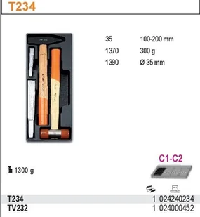 Beta 2424/T234 - Zestawy narzędziowe - miniaturka - grafika 2