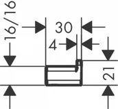 Wieszaki łazienkowe - Hansgrohe AddStoris Wieszak na ręcznik brąz szczotkowany 41742140 - miniaturka - grafika 1