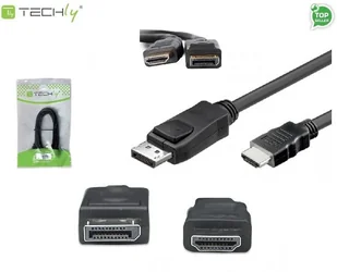 Techly Kabel do monitora DisplayPort M M2 m (304321) - Kable komputerowe i do monitorów - miniaturka - grafika 5