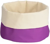Chlebaki - Premier Housewares Premier housewares 1901093 koszyk na chleb, poliester/bawełna, kolor kremowy/fioletowy 1901093 - miniaturka - grafika 1