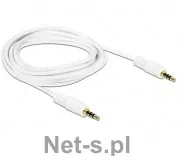 Delock Kabel Jack 3.5 mm 3m Biały 83442 - Kable - miniaturka - grafika 3