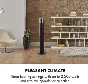 Klarstein Klarstein Hightower Heat Deluxe kilimatyzator kolumnowy wentylator 2200W termostat DSM3-HightowerHeatDL - Ogrzewanie przenośne - miniaturka - grafika 4