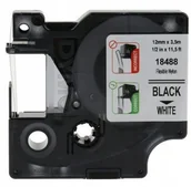 Papier do drukarek - Dymo Taśma nylonowa do Rhino 12mm 3,5m biała 18488 - miniaturka - grafika 1