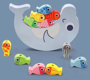 Bakalu Wędkarstwo rybki do łowienia z magnesami delfin KZ0654 - Klocki - miniaturka - grafika 2