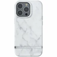 Etui i futerały do telefonów - Richmond & Finch Etui White Marble iPhone 13 Pro, białe 7350111353759 - miniaturka - grafika 1