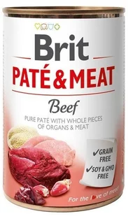 Brit Pate & Meat Dog Beef puszka 800g - Mokra karma dla psów Brit Pate & Meat Dog Beef puszka 800g - Mokra karma dla psów - miniaturka - grafika 2