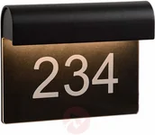 Lampy ścienne - Lucide Oświetlenie THESI Oświetlenie zewnętrzne LED Czarny, 1-punktowy 27881/06/30 - miniaturka - grafika 1