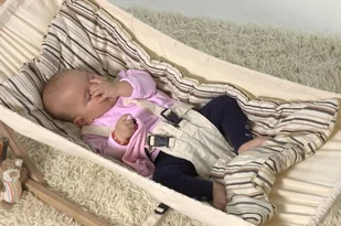 Amazonas Podszyty koc do hamaków niemowlęcych Sunny - Poduszki ogrodowe - miniaturka - grafika 5