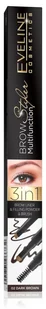 Eveline Brow Multifunction Styler 3w1 multifunkcyjna kredka do brwi nr 01 Dark Brown 1szt - Akcesoria i kosmetyki do stylizacji brwi - miniaturka - grafika 5