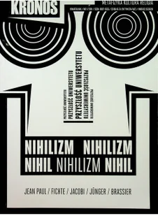 Kronos nr 1 Nihilizm Używana - Czasopisma - miniaturka - grafika 4