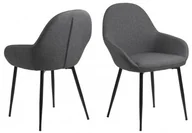 Krzesła - Actona Krzesło Candis szary 84740 - miniaturka - grafika 1