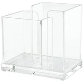 Wizytowniki - Wedo 606016 Butler ze szkła akrylowego (CRIST allic, 2 przegrody) przezroczysty 0606016 - miniaturka - grafika 1