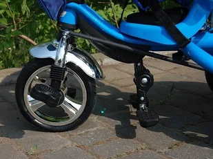 Super-Toys DE LUXE ST-KR-01-AIR-BRĄZOWY - Rowerki trójkołowe - miniaturka - grafika 6