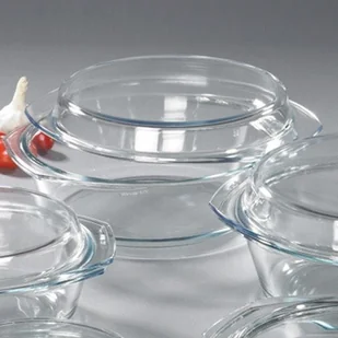 Simax Naczynie szklane, okrągłe z pokrywką 3,7 l , 4HOME 106531 - Naczynia żaroodporne - miniaturka - grafika 2