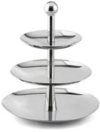 Tace i patery - Weis 16033 etażerka ze stali szlachetnej, 3-poziomowa 16033 - miniaturka - grafika 1