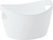 Akcesoria łazienkowe - Koziol Miska Bottichelli Recycled S biała 1445125 - miniaturka - grafika 1